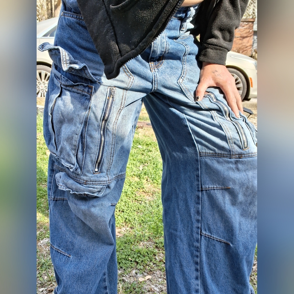 Killstar Machine Collabs Cargo Jeans